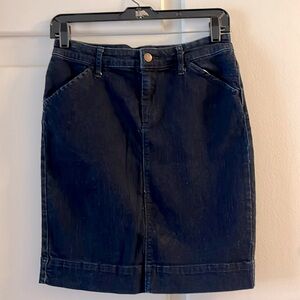 Blue jeans skirt